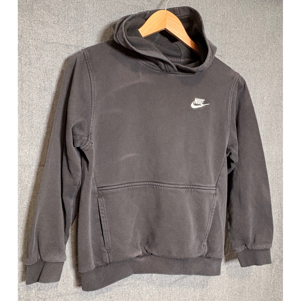 Nike Sportswear Club Fleece Kids Hoodie Black FD3000-010‎ Size Large - Picture 3 of 5